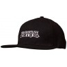 Flat peak cap - 4087:Black, Cotton
